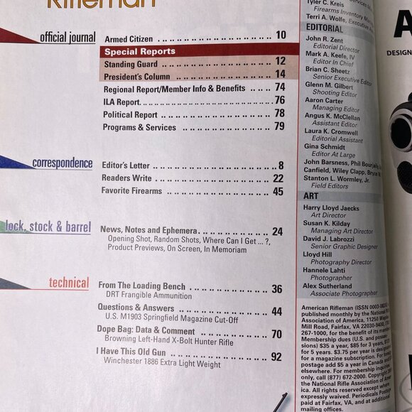 American Rifleman NRA Magazine April 2011 Vol 159 No 4 u National Rifle Associat - Picture 6 of 12